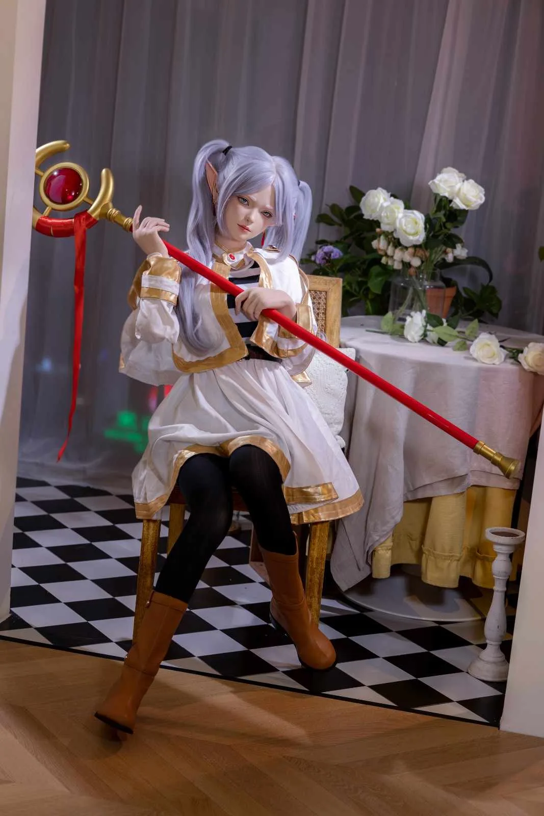 158cm (5ft1") Cosplay Full Silicone Sex Love Doll - D-Cup - Fleurine view 4
