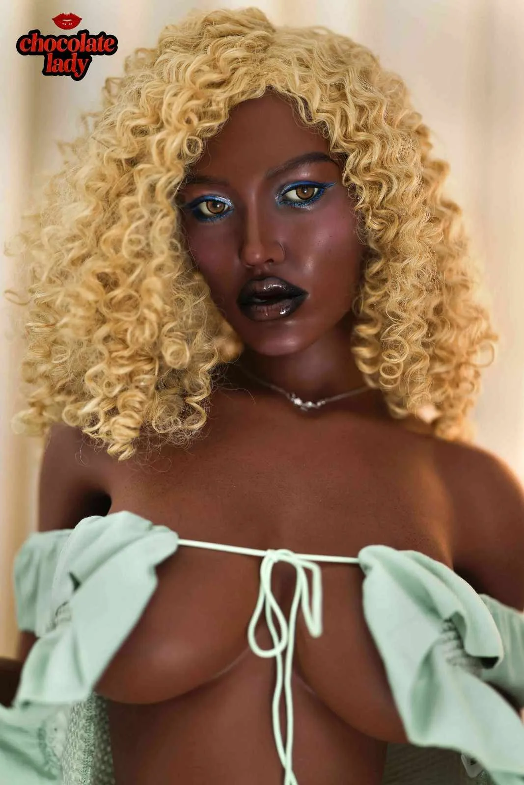159cm (5ft2.5") ROS Ebony Silicone Sex Doll – Fade