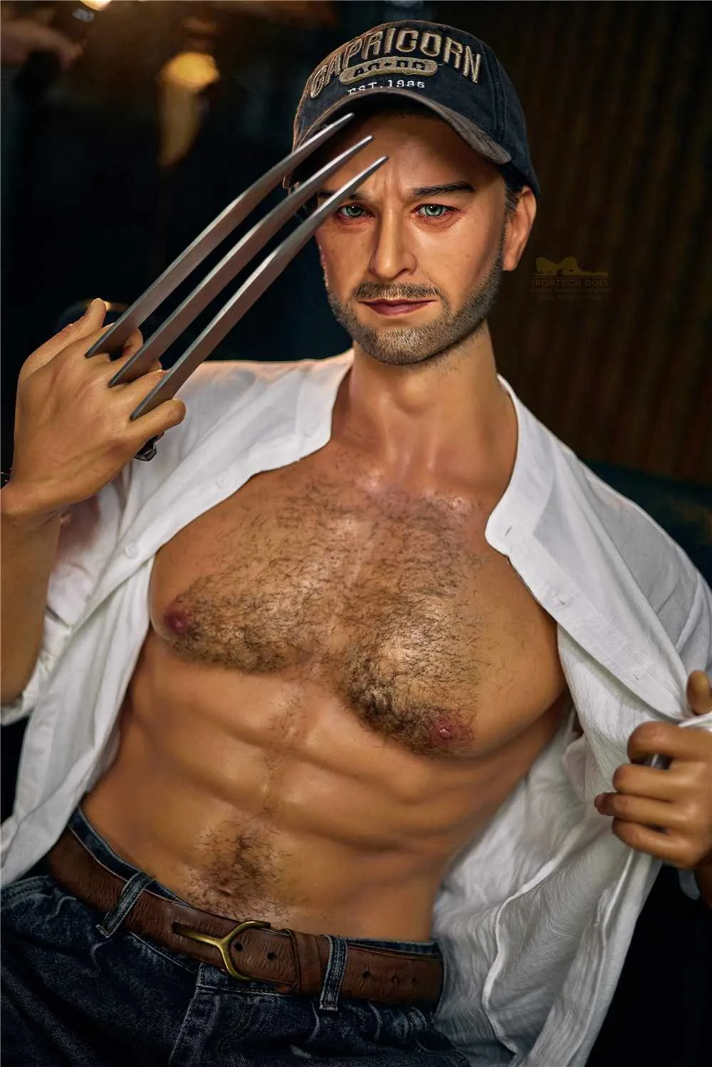 176cm (5ft7") American Silicone Male Sex Doll Muscular & Wild Companion - Wiliam view 2