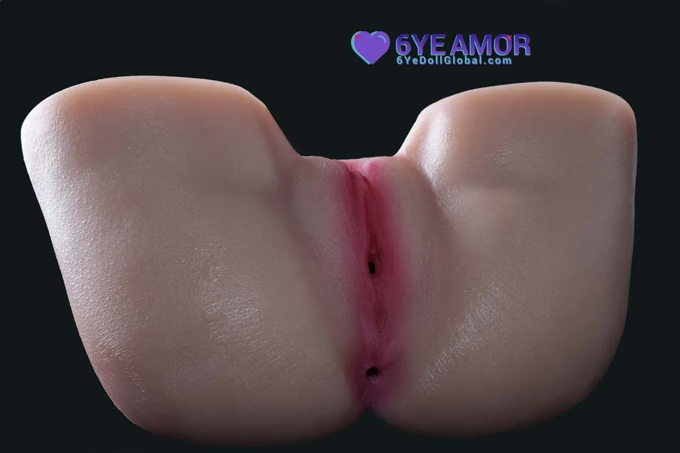 13cm (5.1") Double Holes Huge Ass Masturbator (Model# LY0006) view 2