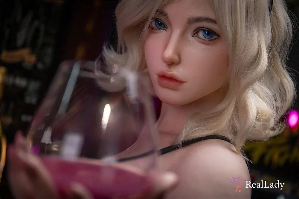 170cm (5ft7") Short Blonde Hair Bar Girl Silicone Doll - Hershey Anime view 4