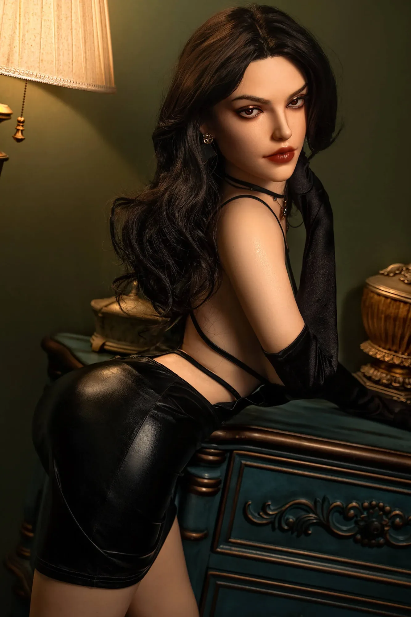 158cm (5ft1") Elegant Brunette Silicone Sex Doll - D-Cup - Sabina view 8