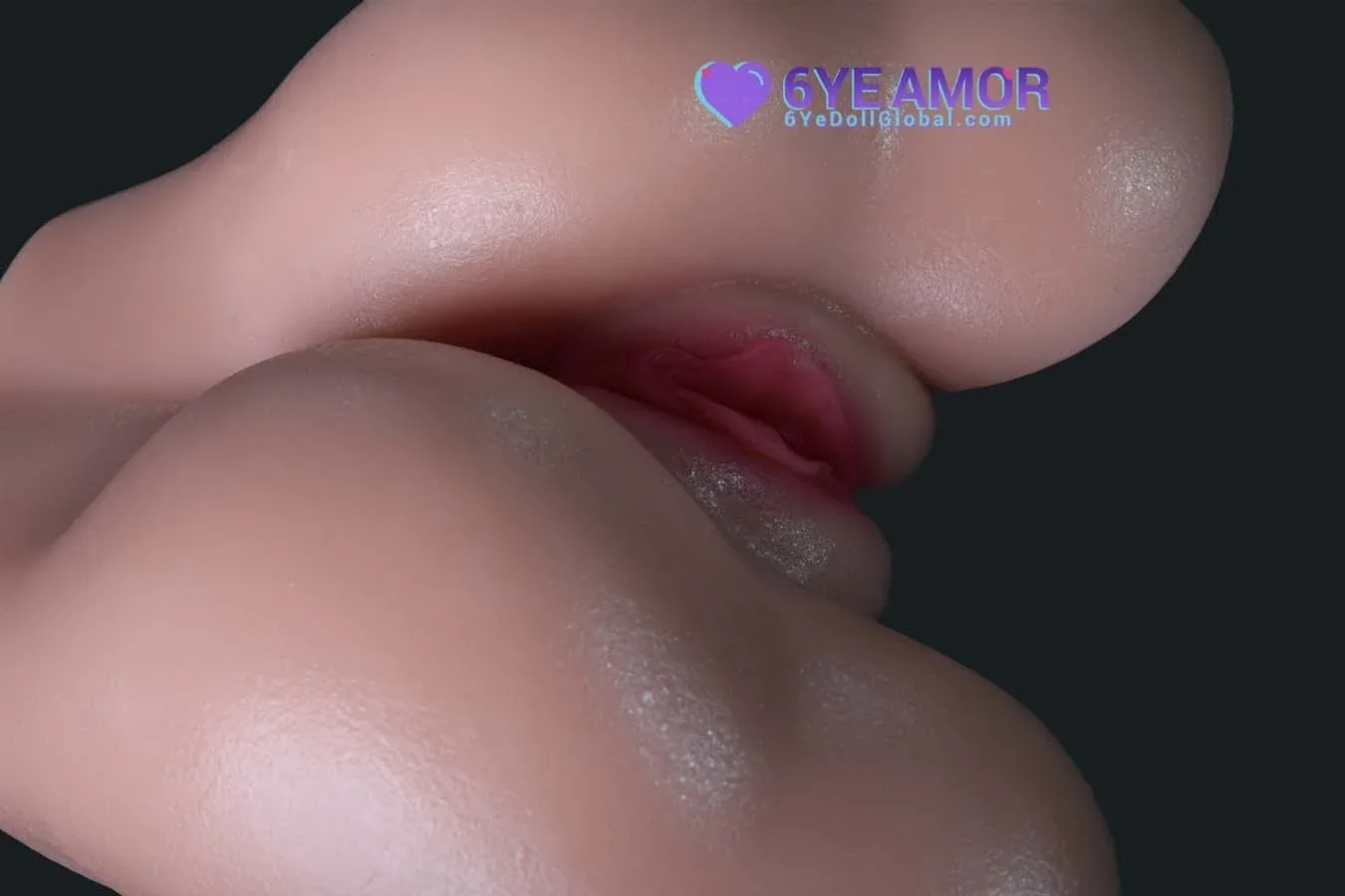 8.5cm (3.3") Doggy Style Vagina and Anus Masturbator (Model# LY0002) view 8