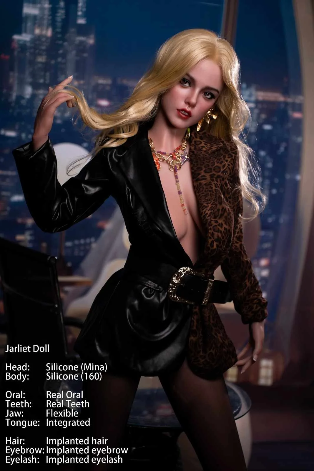 160cm (5ft2") Elegant Beauty Blonde Silicone Sex Doll C-Cup - Mina