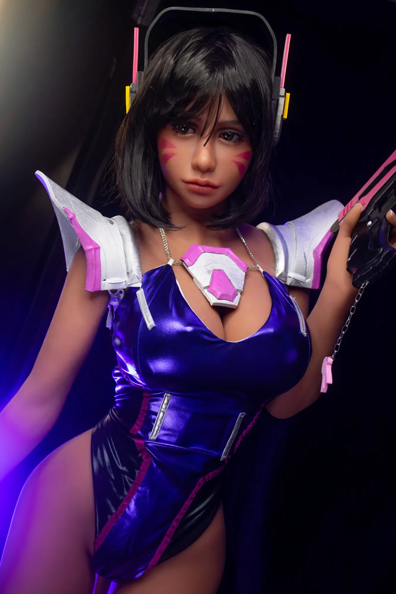 148cm (4ft8") Beauty Cosplay TPE Sex Doll Head #078 - Una view 7