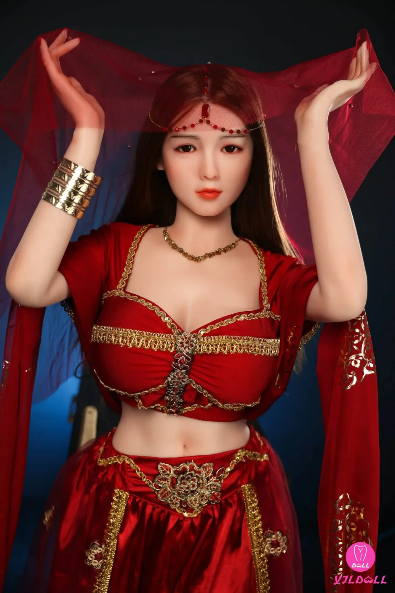 163cm (5ft3") Dancer Head & Body One Piece Silicone Sex Doll - F-Cup - Hye view 3