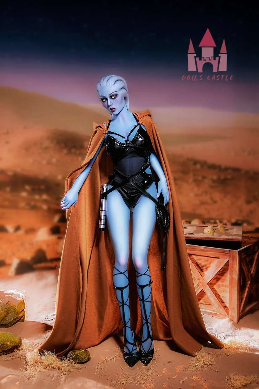 156cm (5ft1") Blue Skin Sexy TPE Sex Doll - E-Cup - Ailen - In Stock | EU Only view 4