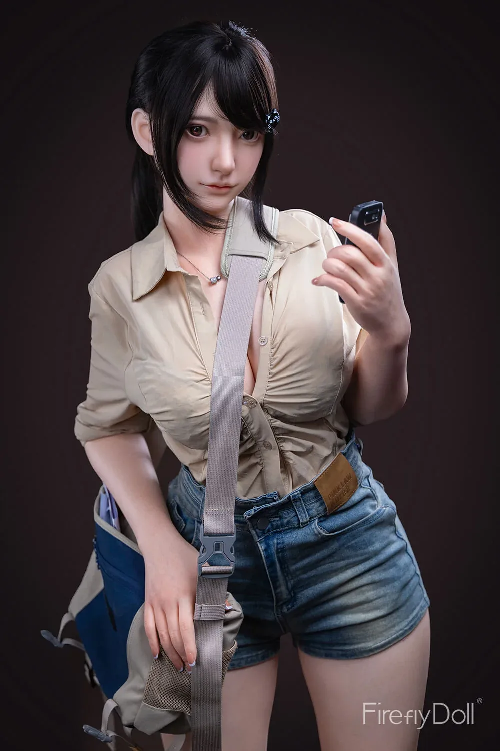 164cm (5ft3") Asiatic Vintage Girl Silicone Sex Doll - Lian view 3