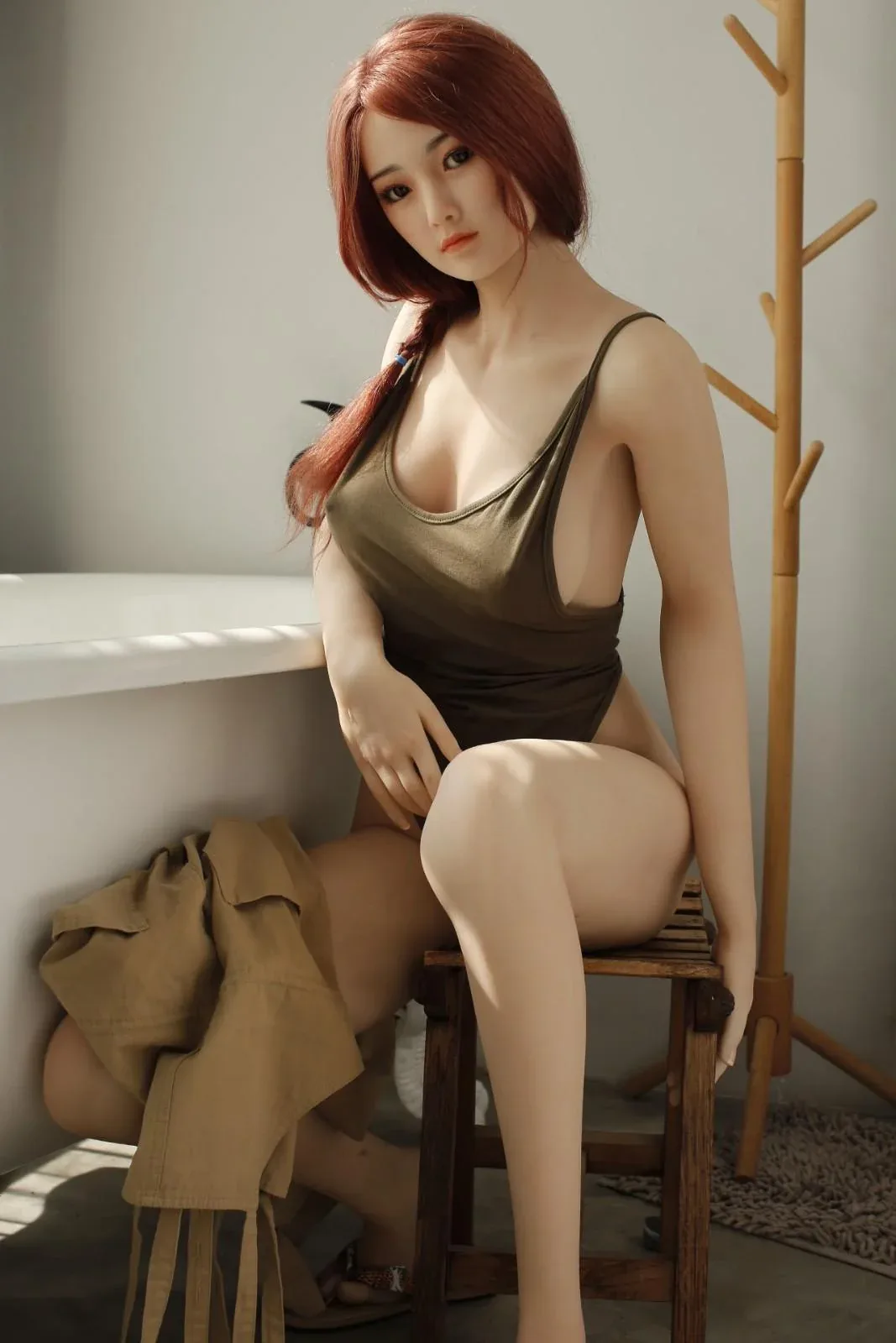 171cm (5ft7") Red Head Meng Fucking Doll - C-Cup - Meng