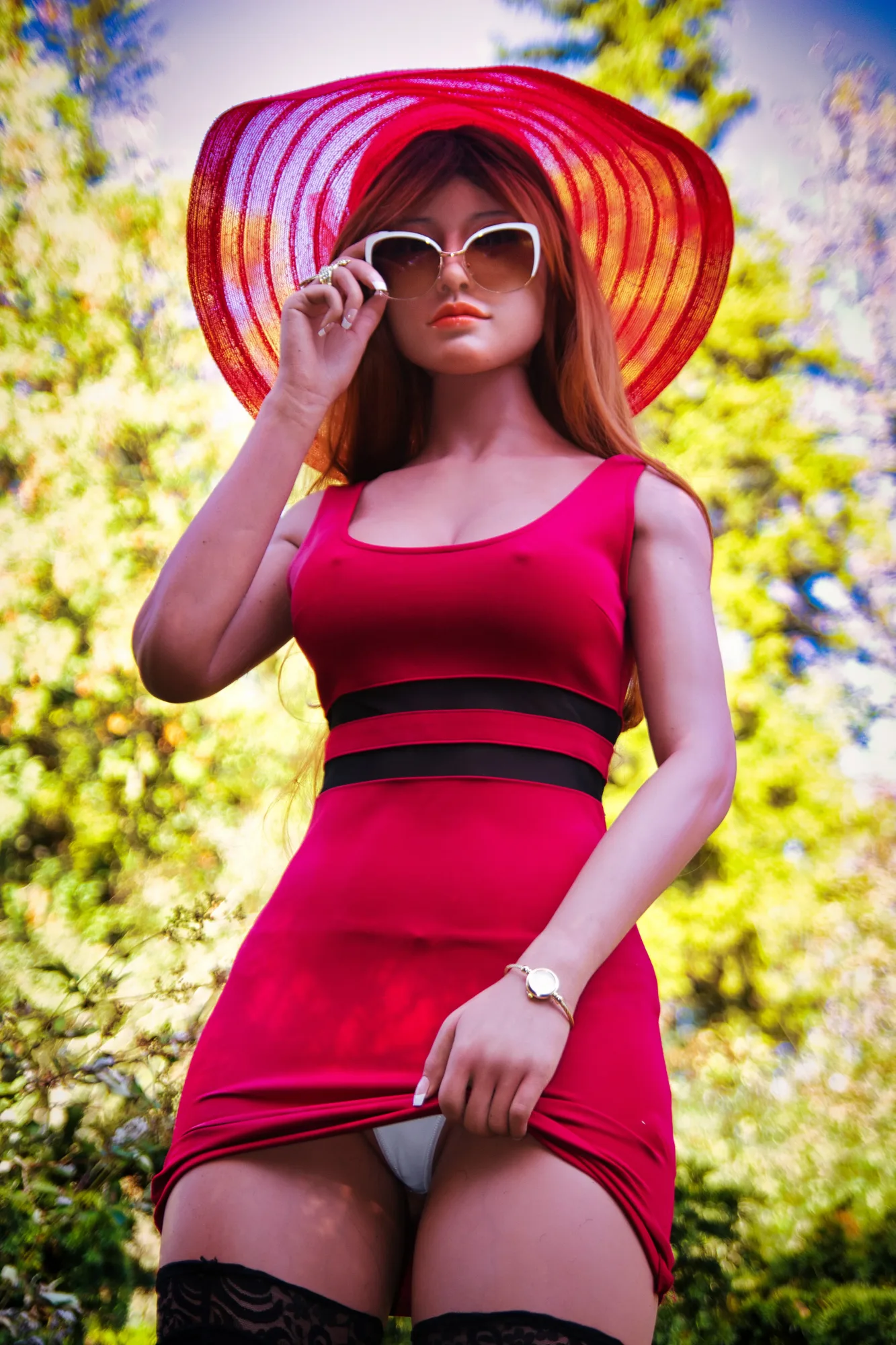 169cm (5ft6.5") Realistic Silicone Sex Doll – Bella (Tan) view 3
