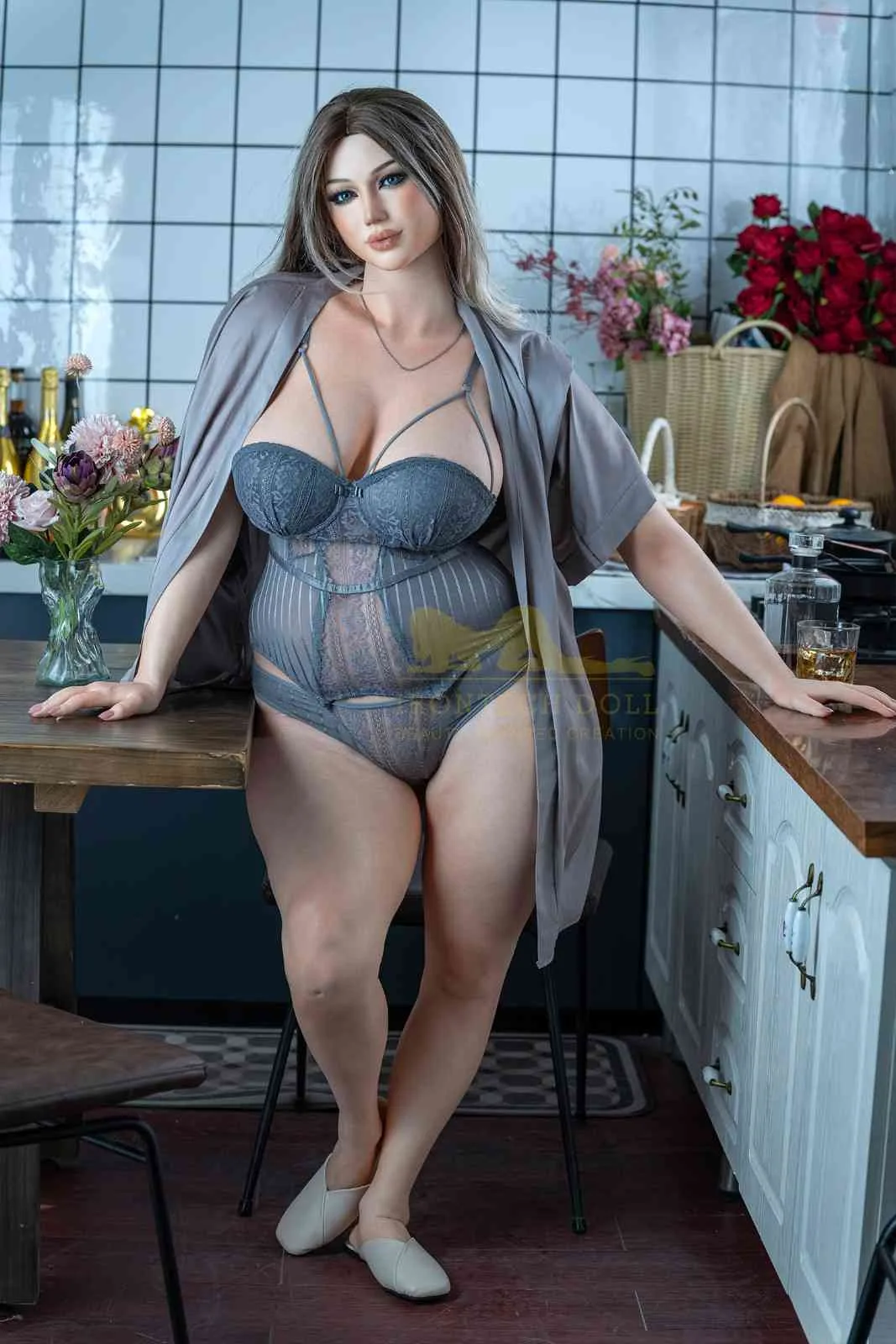 162cm (5ft3') Plus Size Beauty Sex Doll - Celine view 5