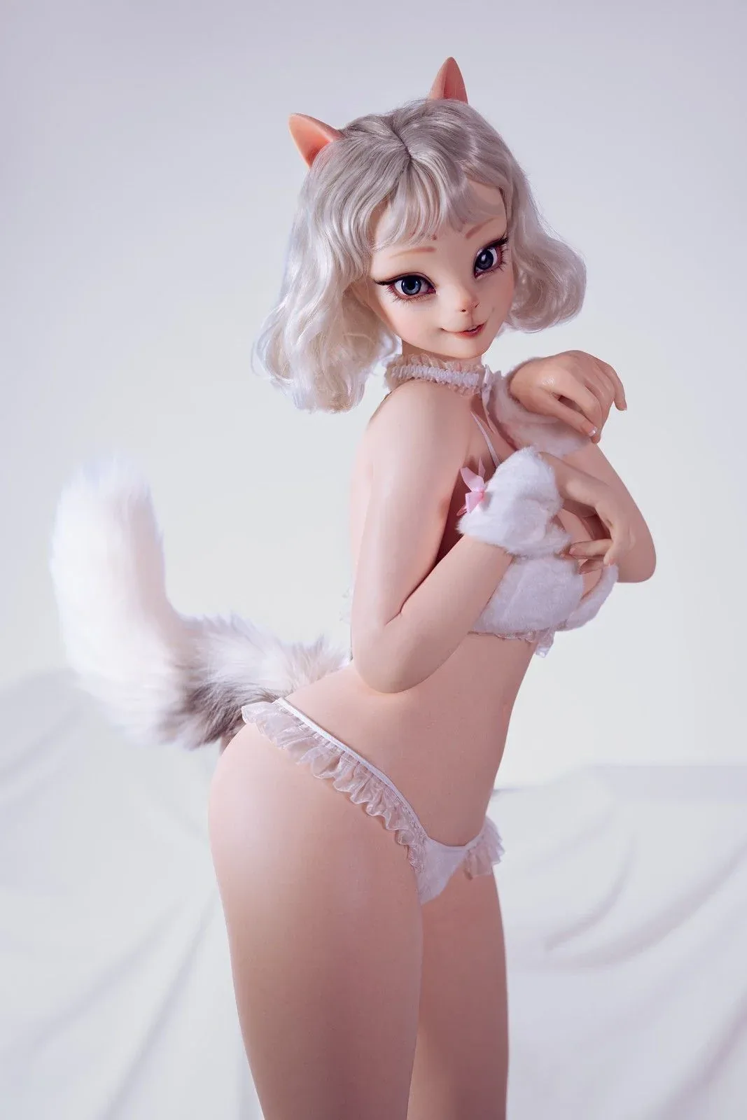 164cm (5ft4") D-Cup Full Silicone Fantasy Kitty Sex Doll - In Stock | US Only view 4