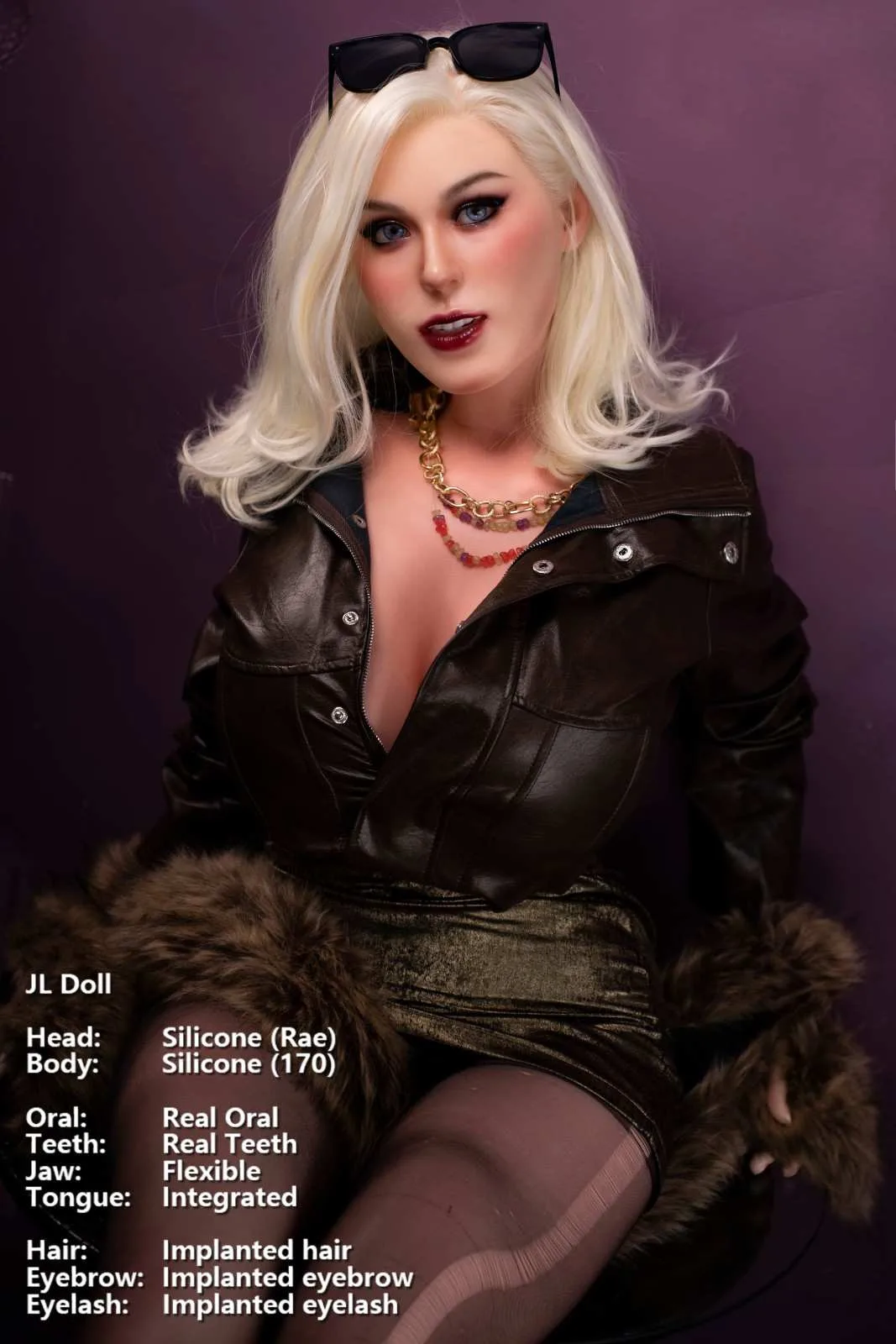 170cm (5ft6") Blonde Milf ROS Silicone Sex Doll - Rae view 8