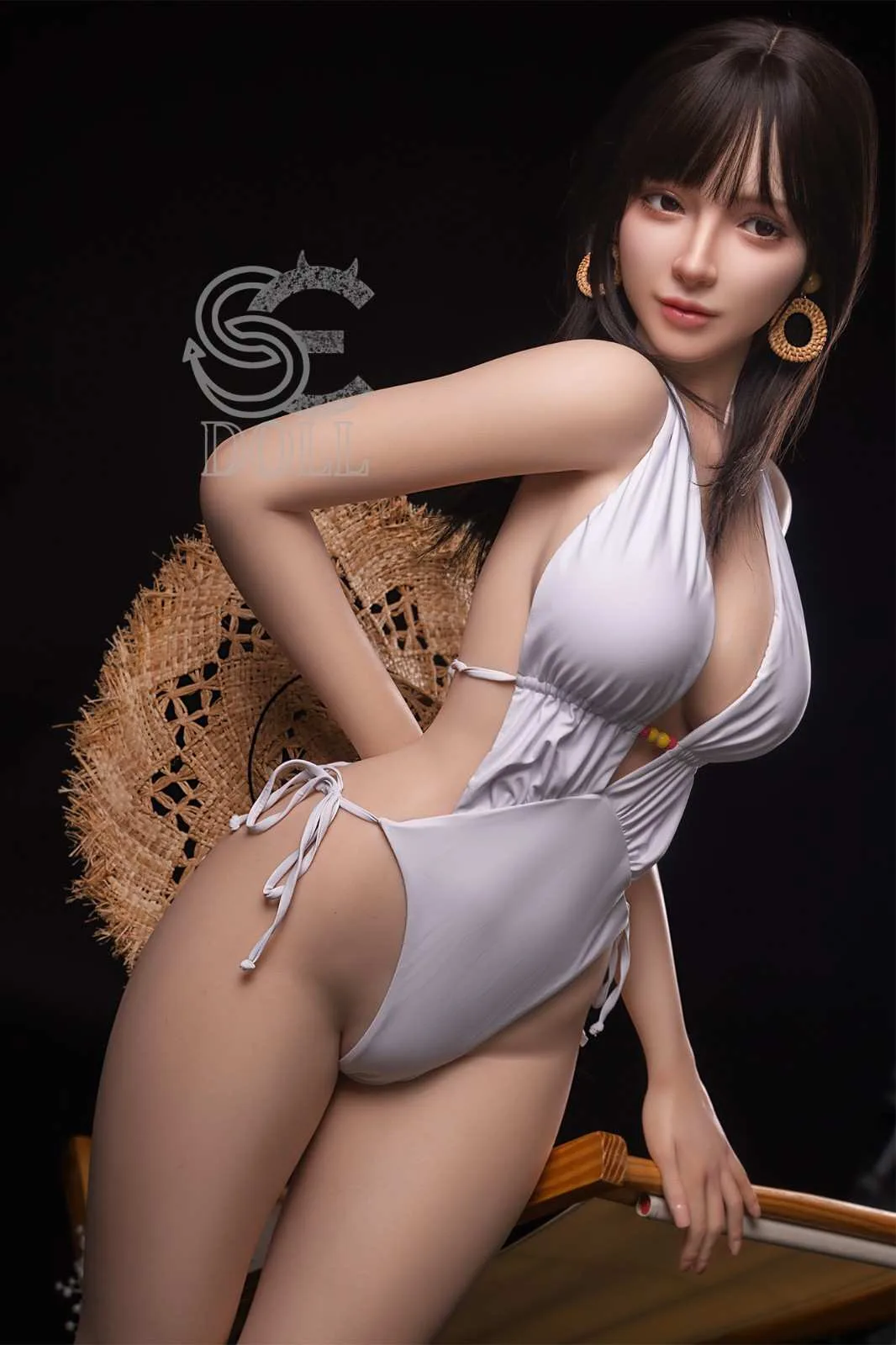 165cm (5ft5") C-Cup Asian Skinny Silicone Sex Doll -  SE#068SO - Annika.F - In Stock | US Only view 8