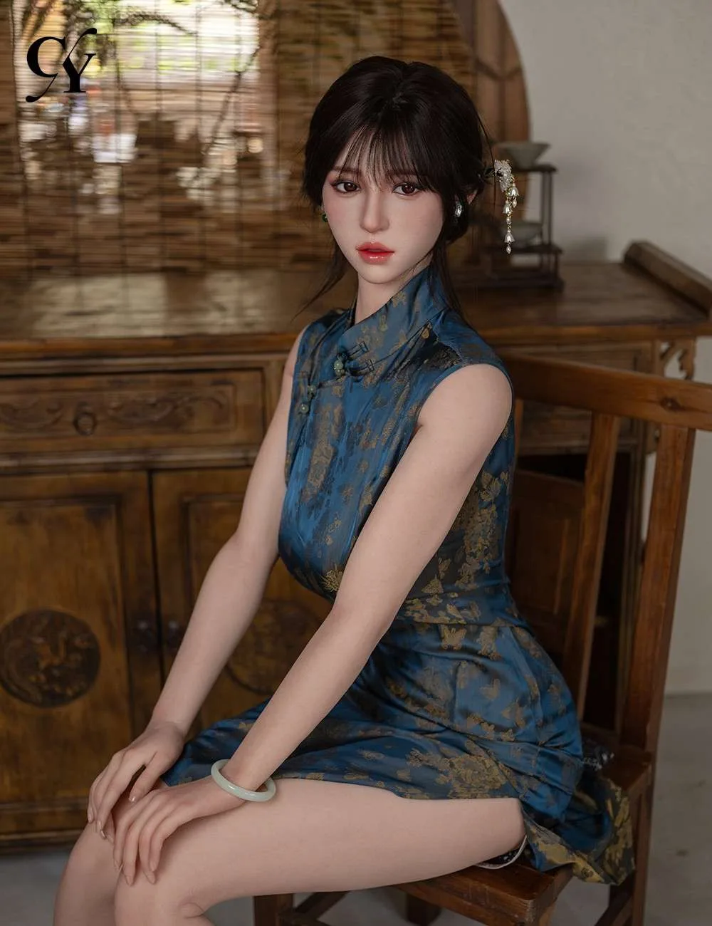 168cm (5ft6') F-Cup Young Asian Sex Dolls - Zhimin ROS Head view 5