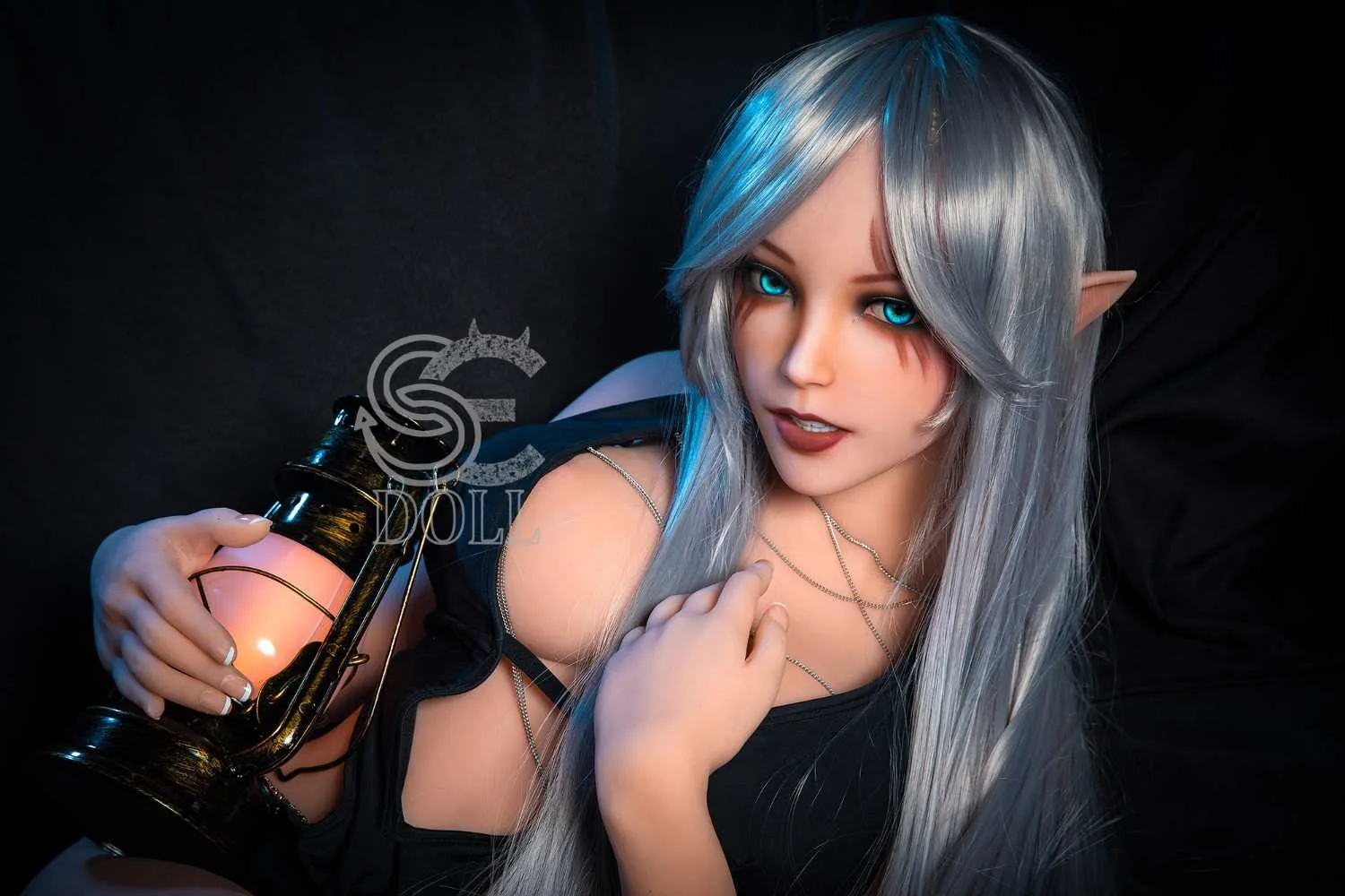 150cm (4ft9") E-Cup S-TPE Elf Head Sex Doll - SE#022 - In Stock | US only view 4