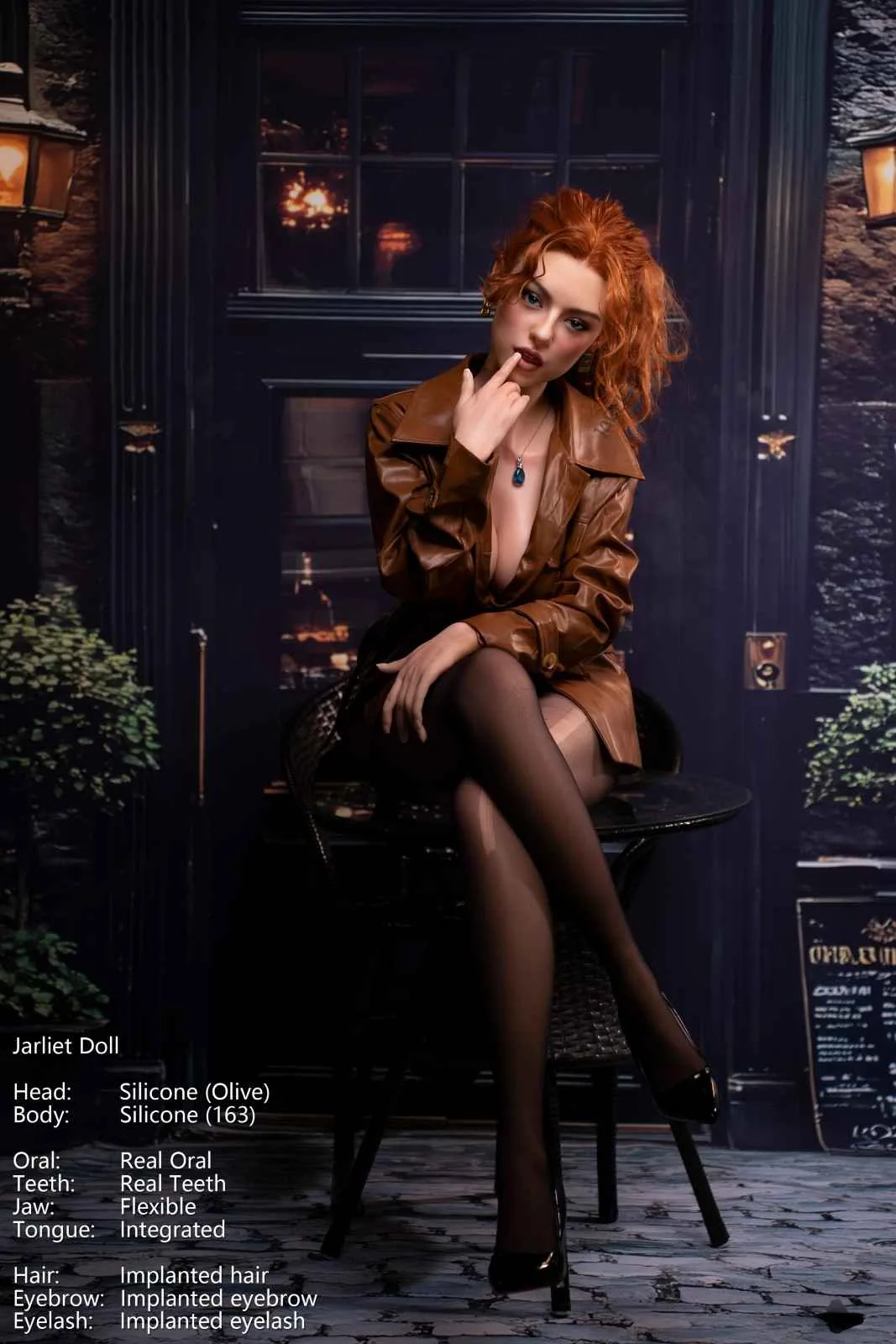 163cm (5ft4") Full Silicone Sex Doll Fair – Olive