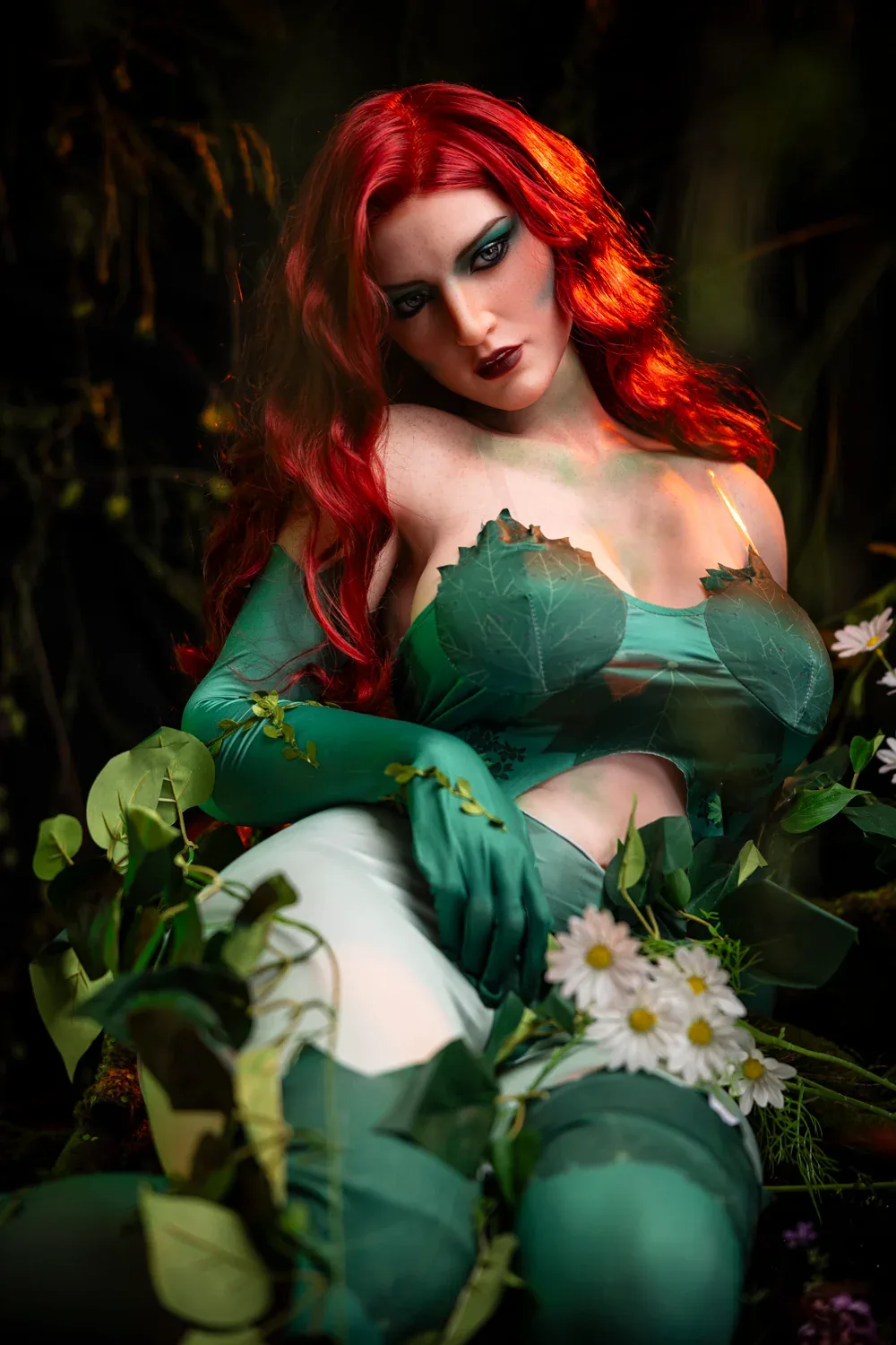 165cm (5ft4") Fantasy Redhead Cosplay Silicone Sex Doll - G-Cup - Bella view 4