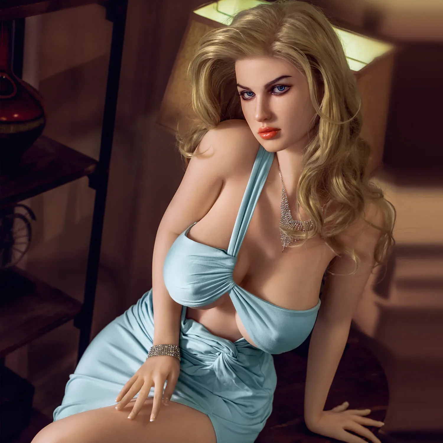 170cm (5ft5") Elegant Blonde Hybrid Sex Doll - D-Cup - Seraphina view 4