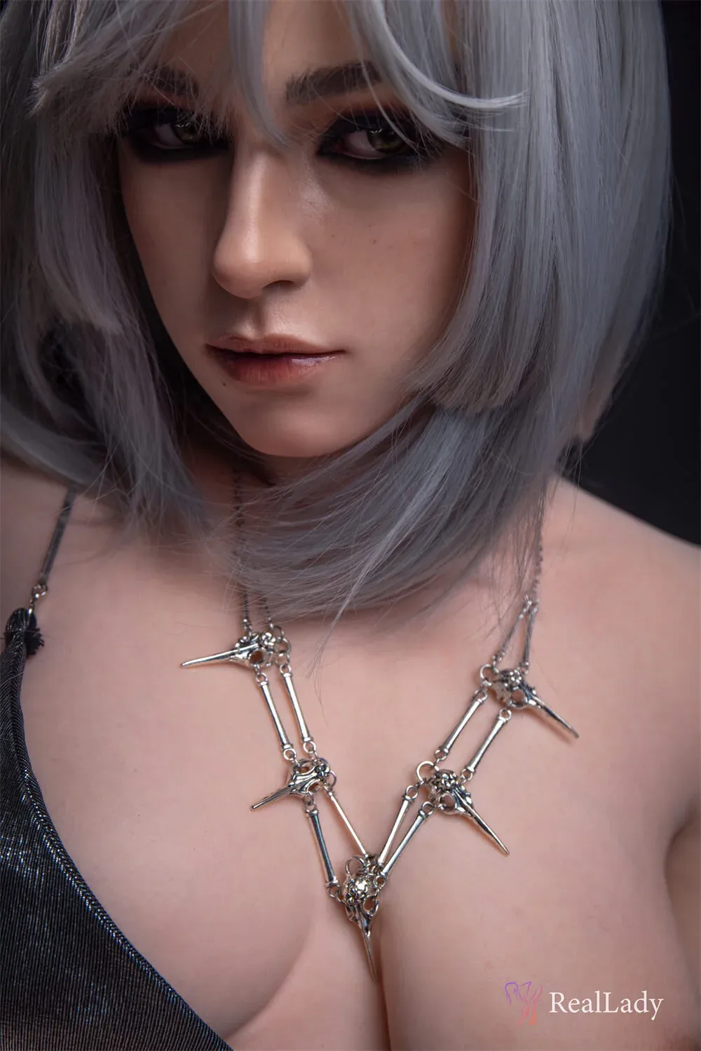 170cm (5ft7") Exotic Silver Hair Silicone Sex Doll - D-Cup - Flora view 3