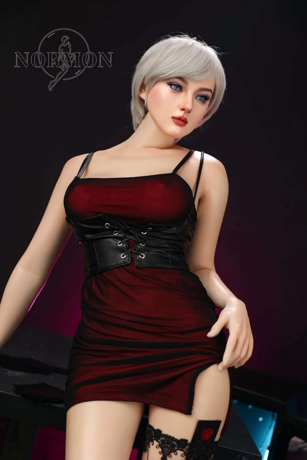 165cm (5ft5") Milf Platinum Hair Sex Doll - C-Cup - Victoria view 5