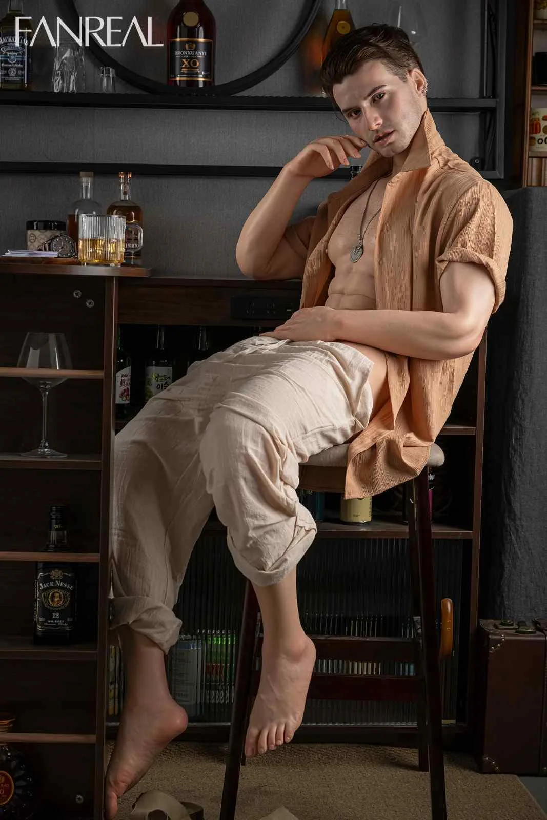173cm (5ft8") Male Silicone ROS Sex Doll – Henry view 1