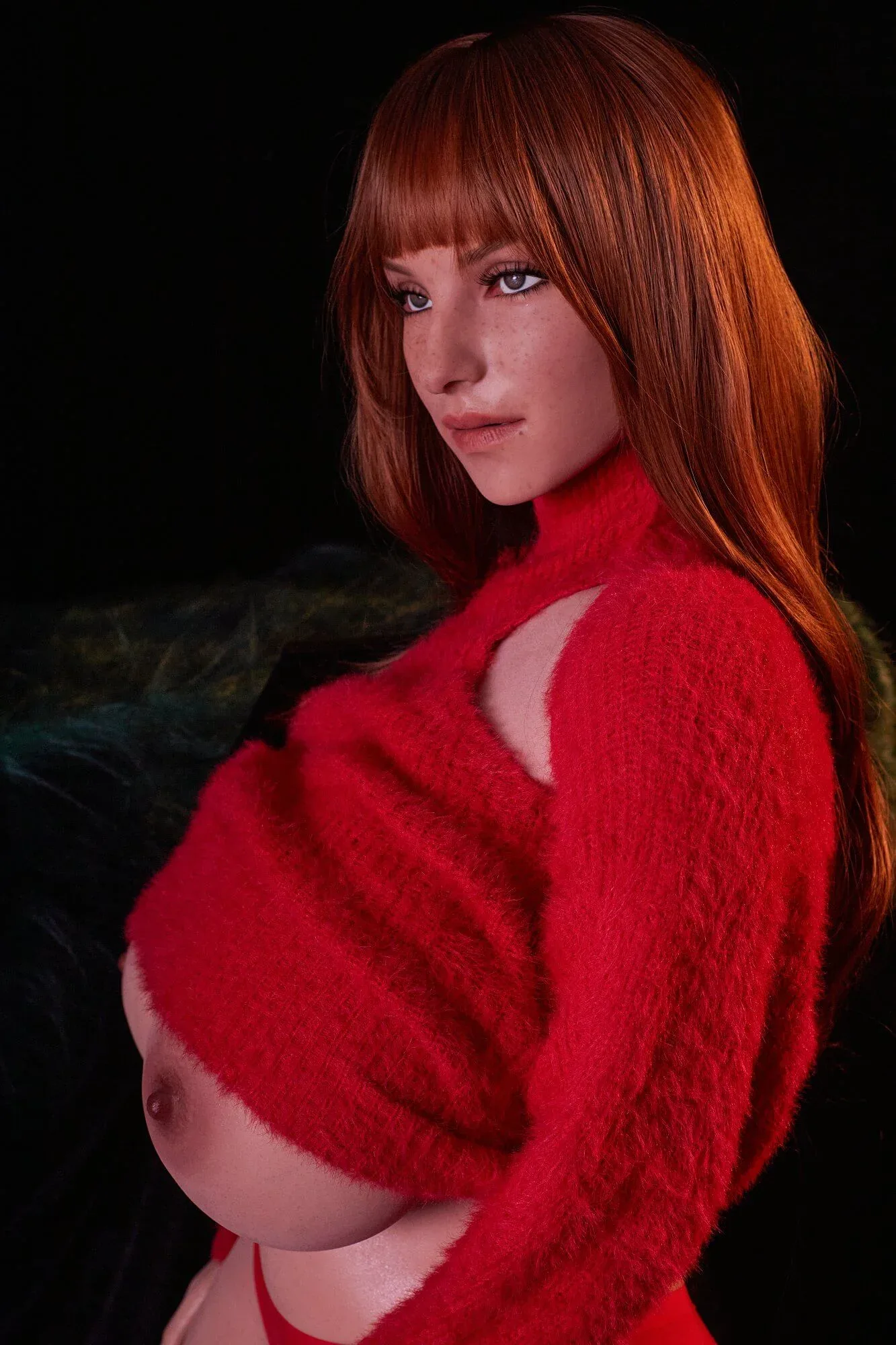161cm (5ft3") Realistic Curvy Full Silicone Sex Doll - I-Cup – Vica view 8