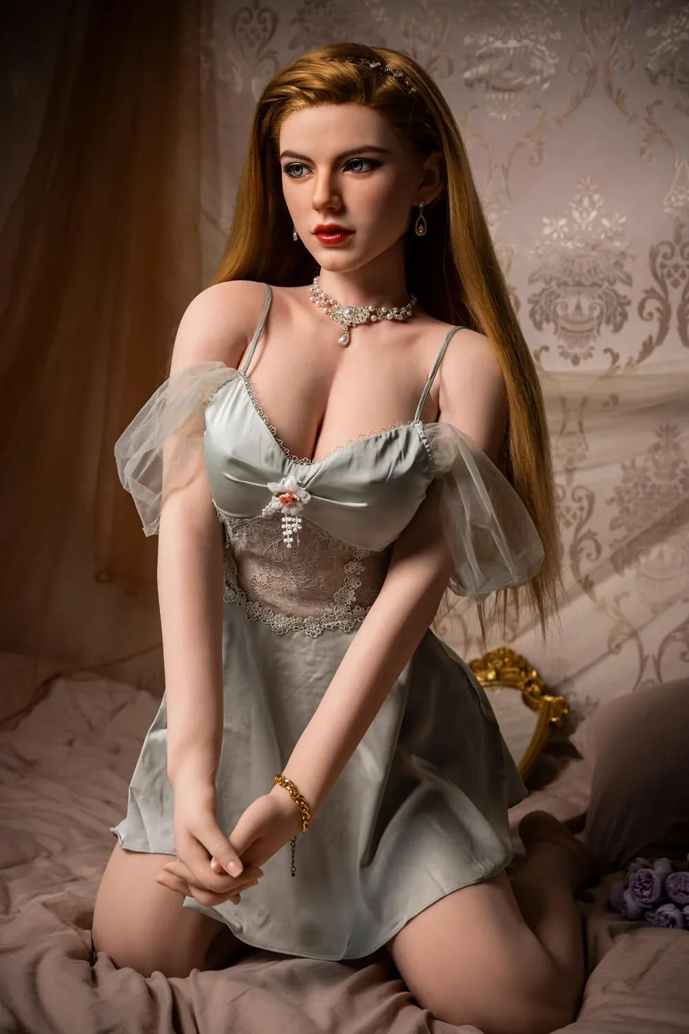 167cm (5ft6") Sensual Blonde Silicone Sex Doll - E-Cup - Mira view 6