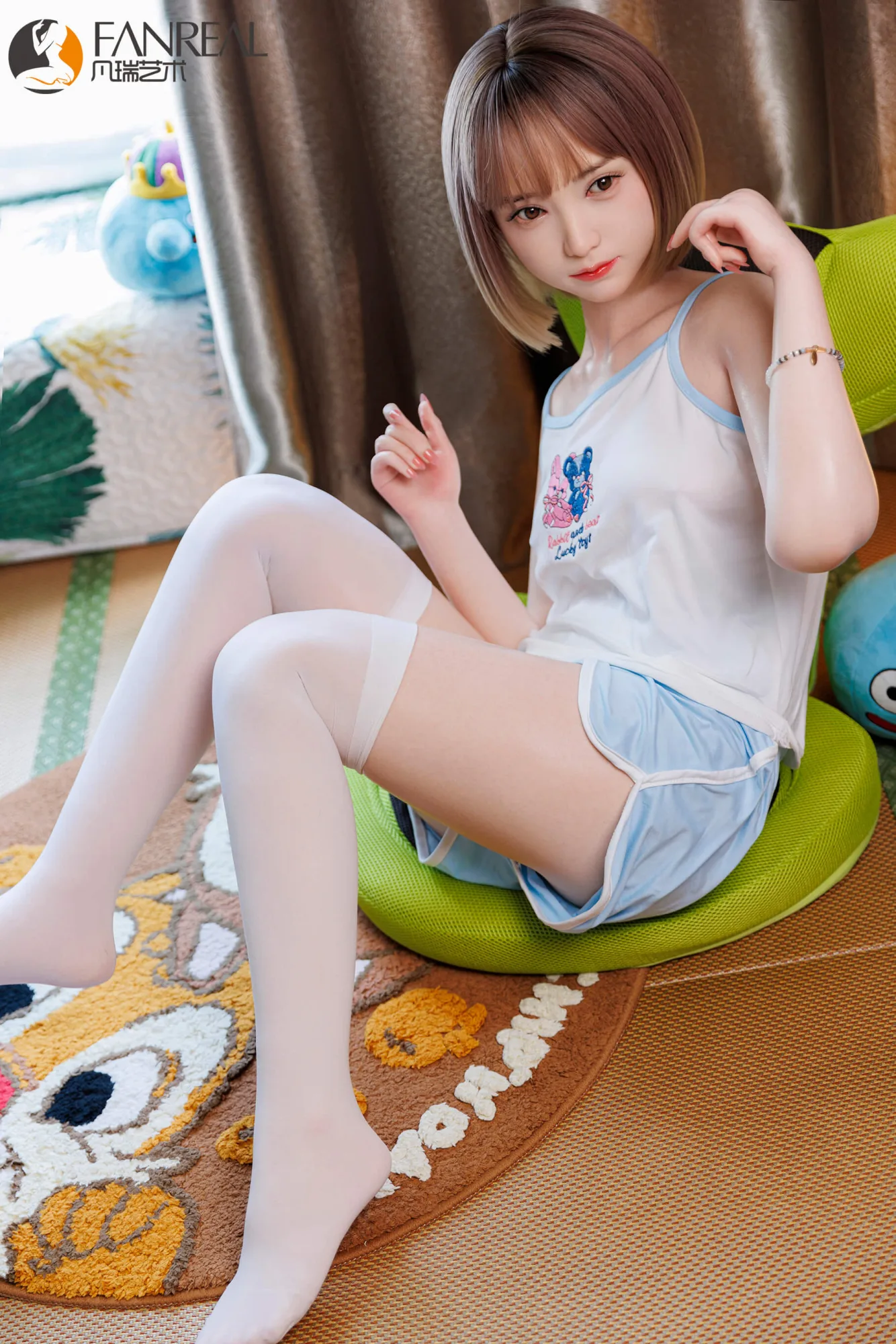 153cm (5ft0") Japanese Short Hair Silicone Sex Doll - B-Cup - Mo view 4
