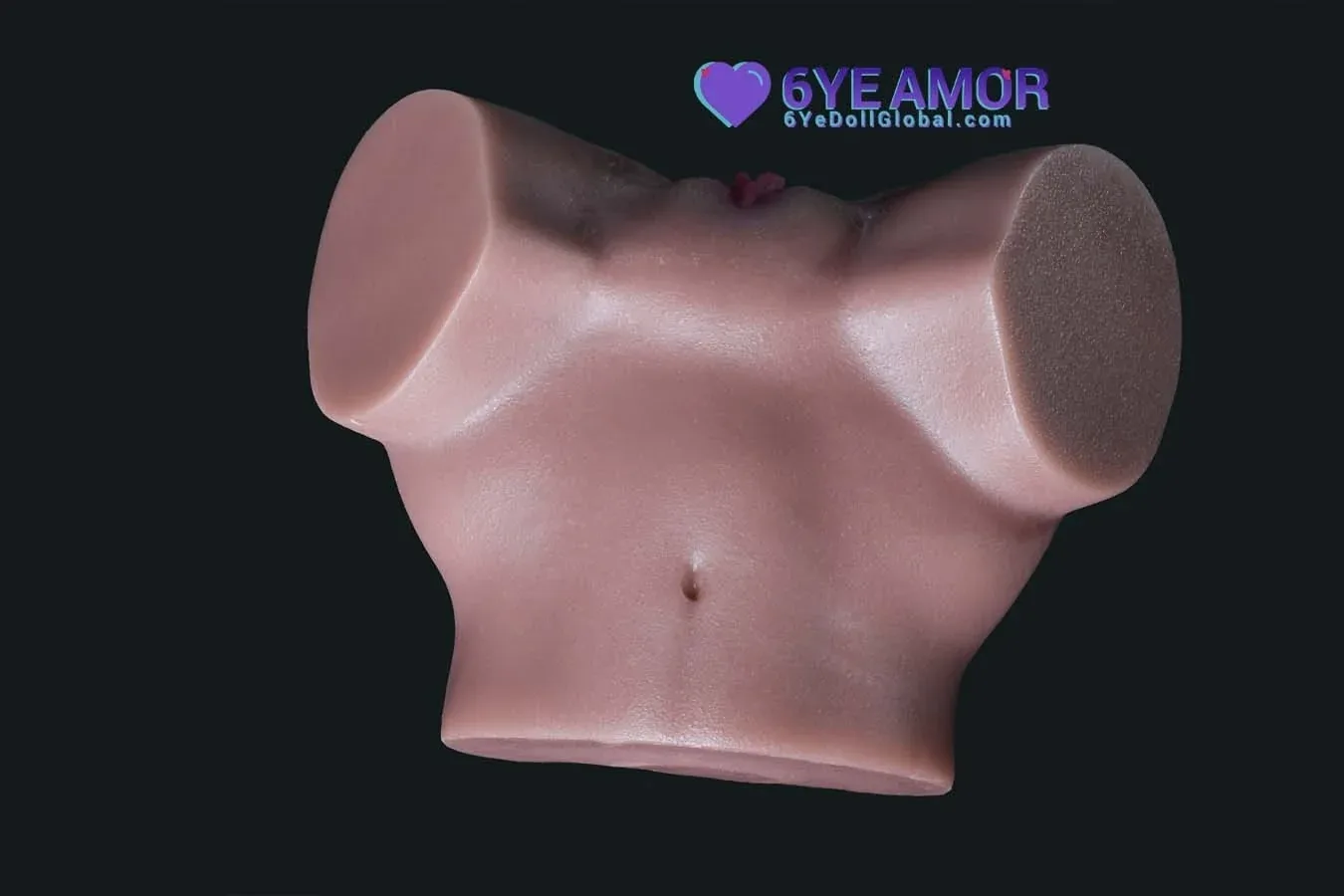 17.5cm (6.9") Masturbator Double Holes Leg Spread (Model# LY0001) view 7