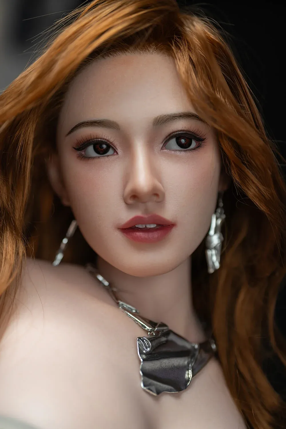 171cm (5ft9") Redhead Asian Silicone Sex Doll - D-Cup - Misa view 5