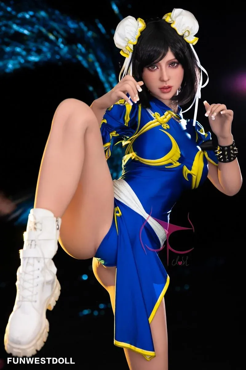 155cm (5ft1') F-Cup Chinese Street Fighter Sex Doll - Chun Li view 7