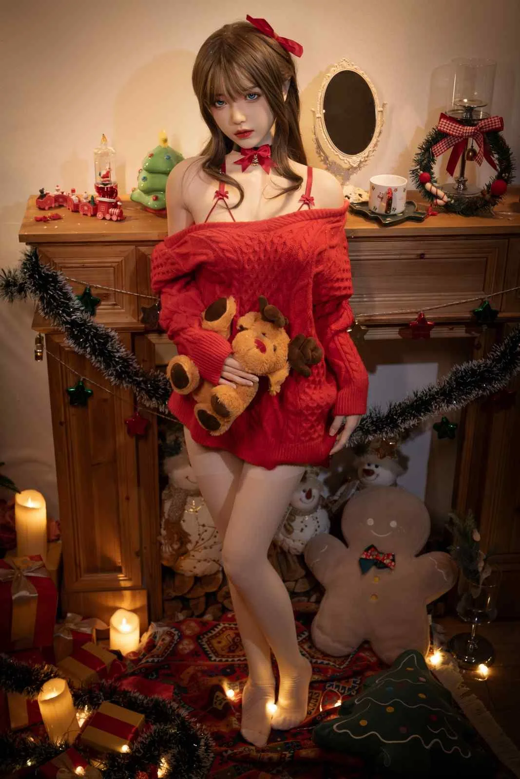 158cm (5ft1") Christmas Silicone Sex Doll - D-Cup - Jane view 8