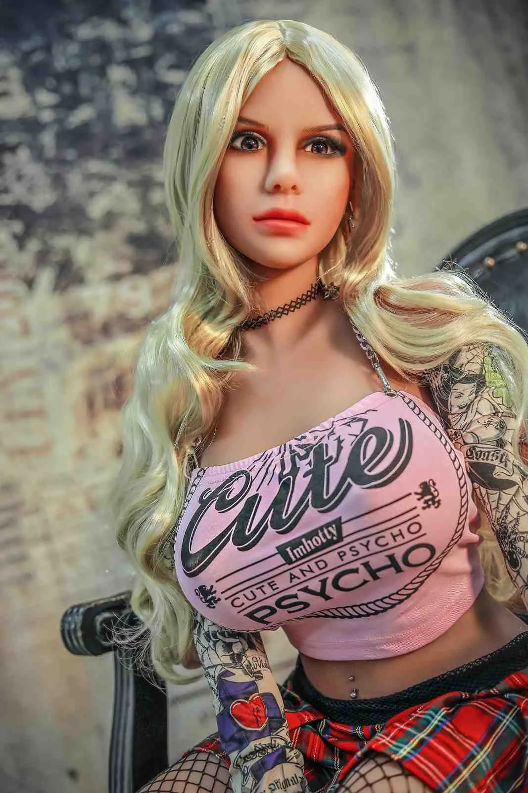 140cm (4ft7") Busty Blonde in Tanned Skin- In Stock | Europe Only view 2