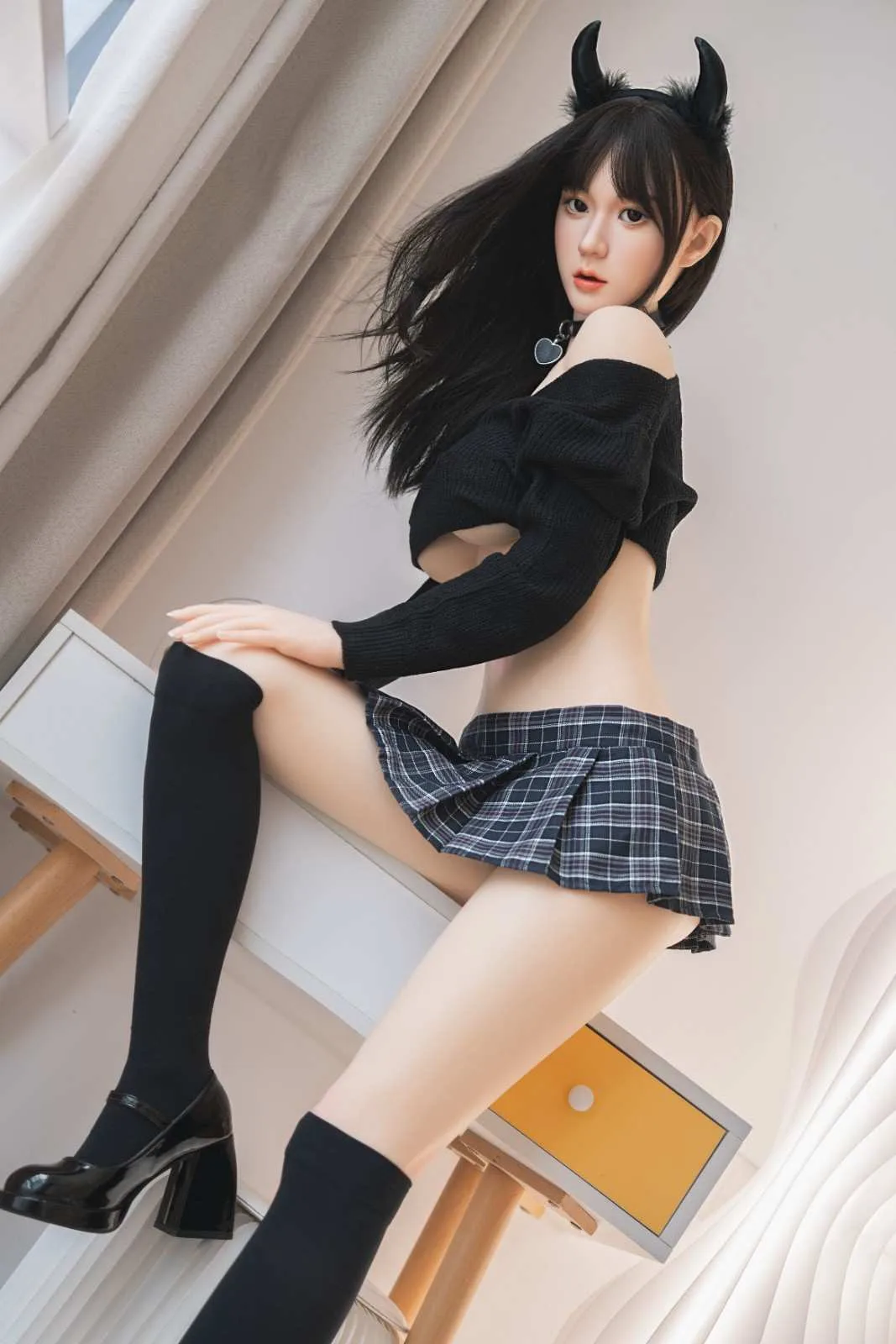 158cm (5ft1") Bold Silicone Sex Doll ROS Head - D-Cup – Ann view 4