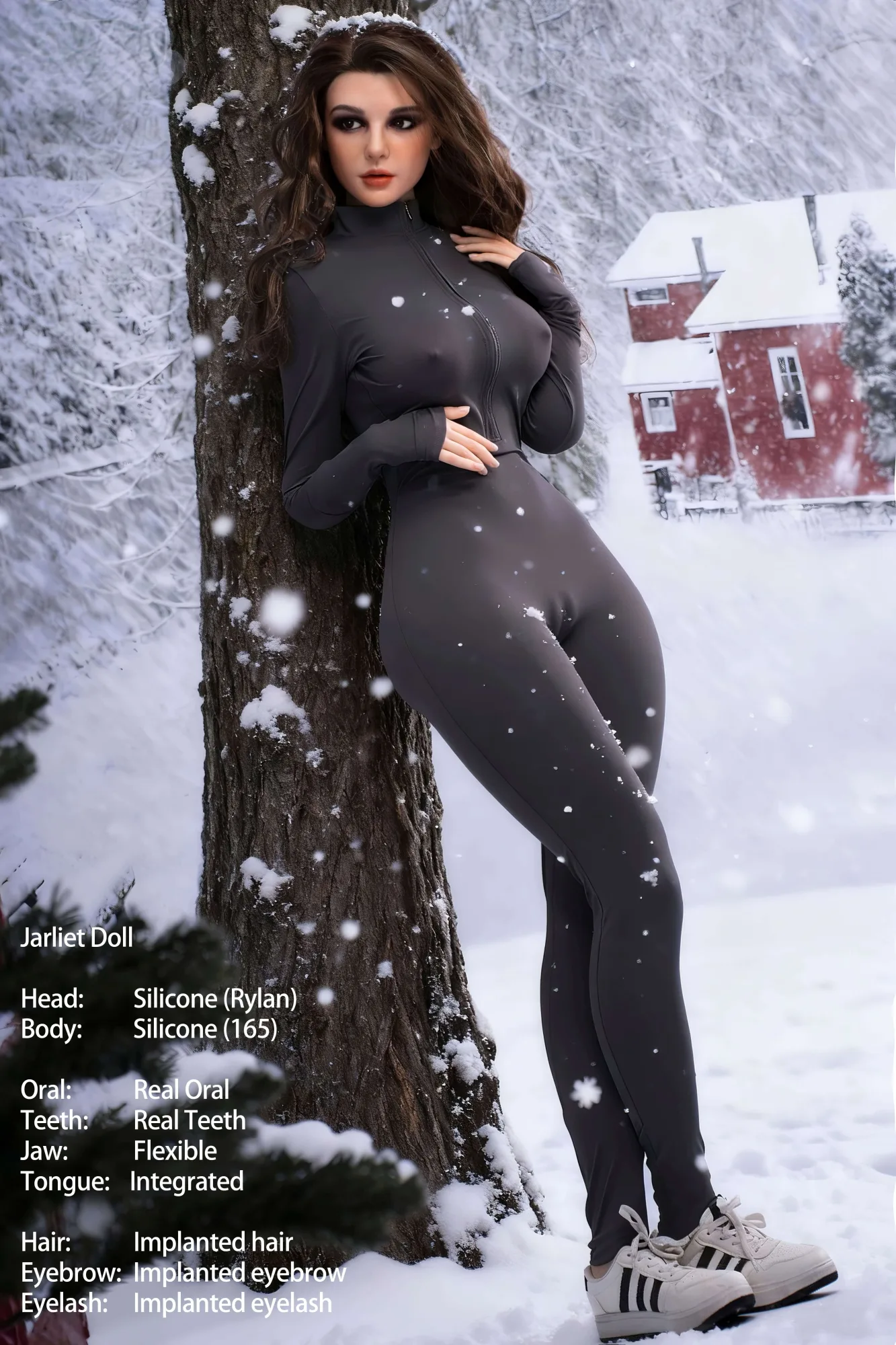 165cm (5ft4") Full Silicone with ROS Sex Doll - C-Cup - Rylan view 3