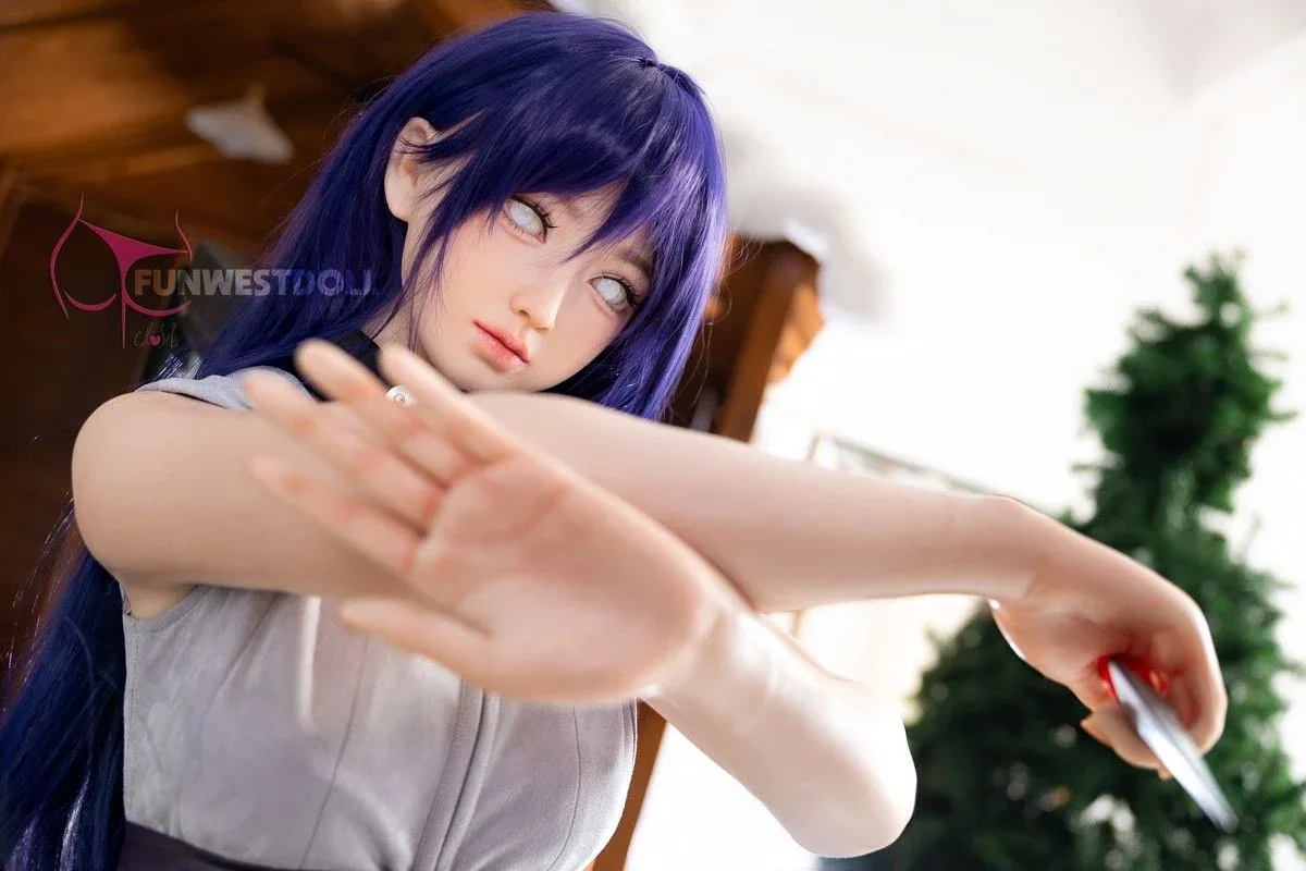 159cm (5ft2") Hinata Hyūga Silicone Sex Doll – Fantasy Cosplay - A-Cup - Anime Amy view 3